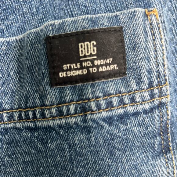 BDG Jean Denim Skate Patch Jean Shorts Size 27 - Picture 8 of 10